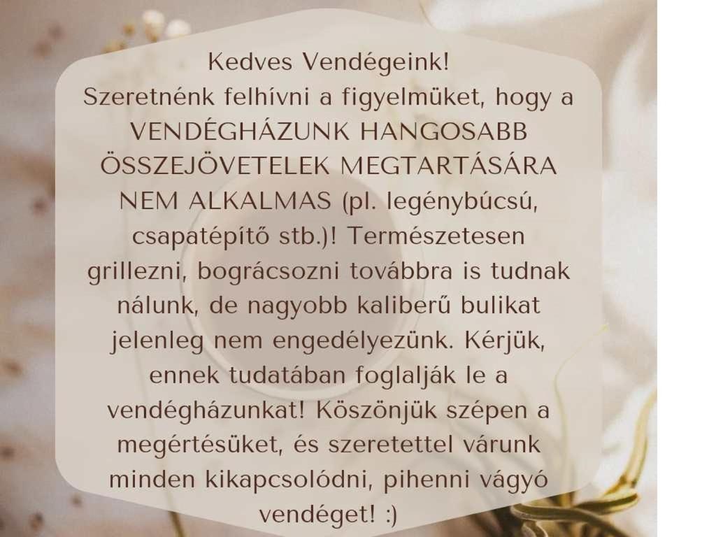 Sokristaly Vendeghaz Hotel Demjen Luaran gambar